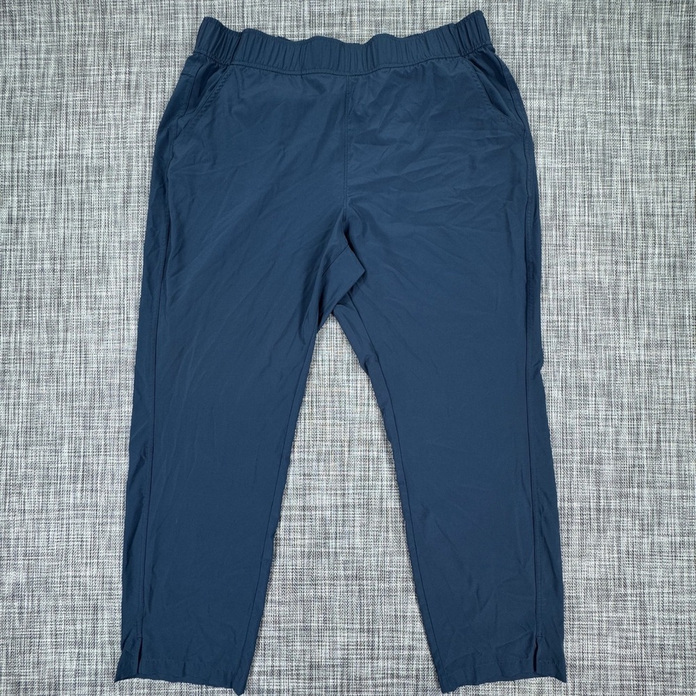 Eddie Bauer Women's Sightscape Pull On Stretch Hiking Pants Navy Blue XL